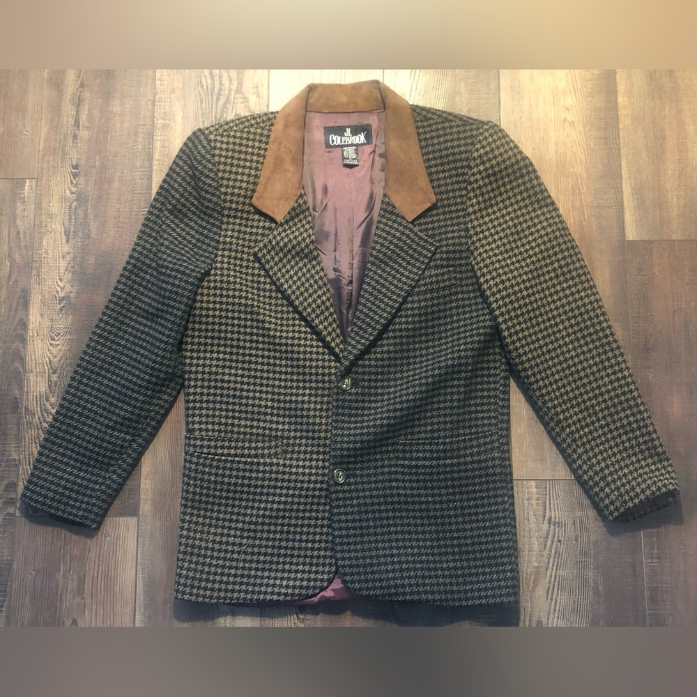 80s VTG JL Colebrook Blazer Jacket Multicolor Women’s Size Size Made In USA